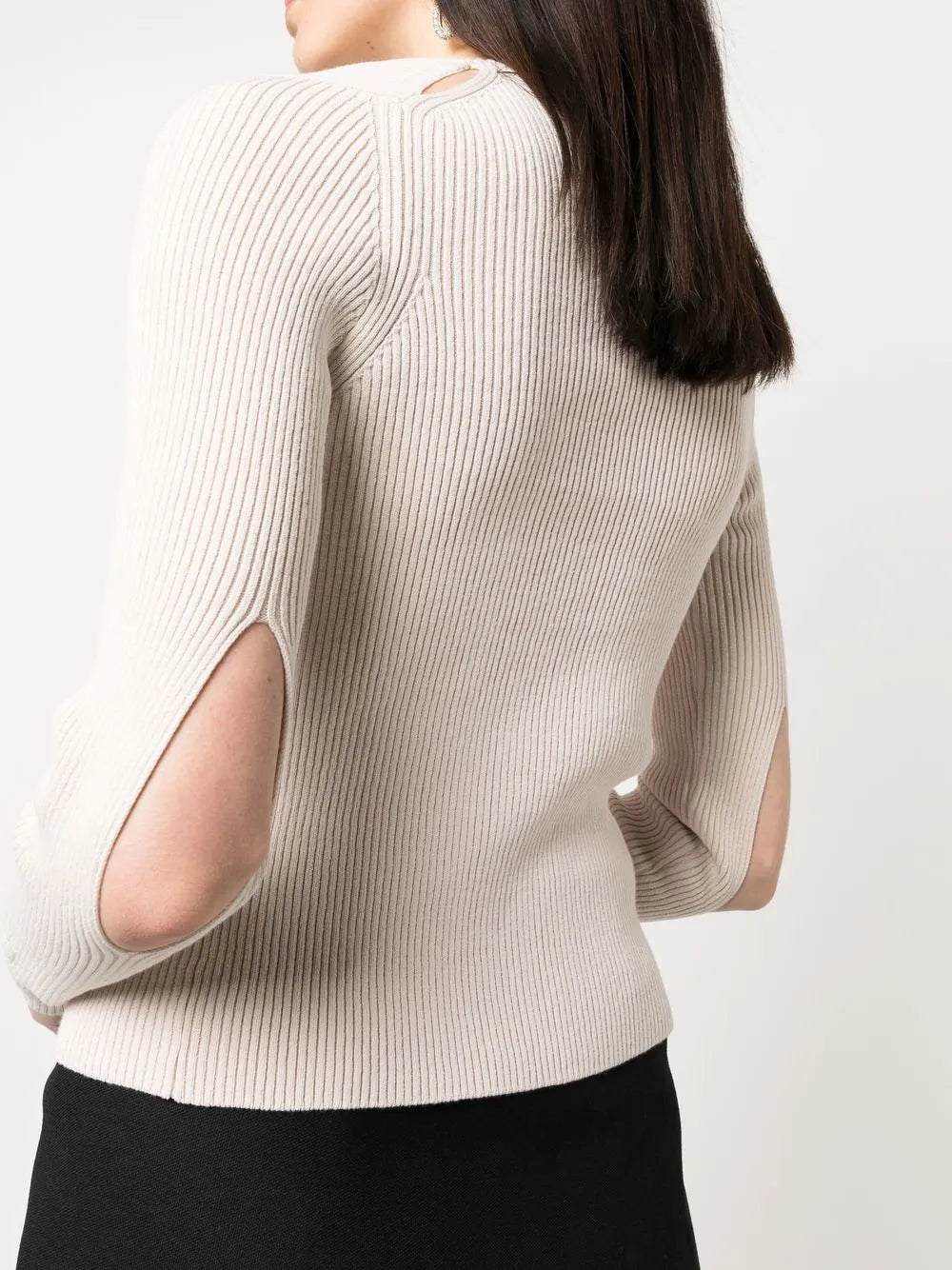 Ribbed cardigan