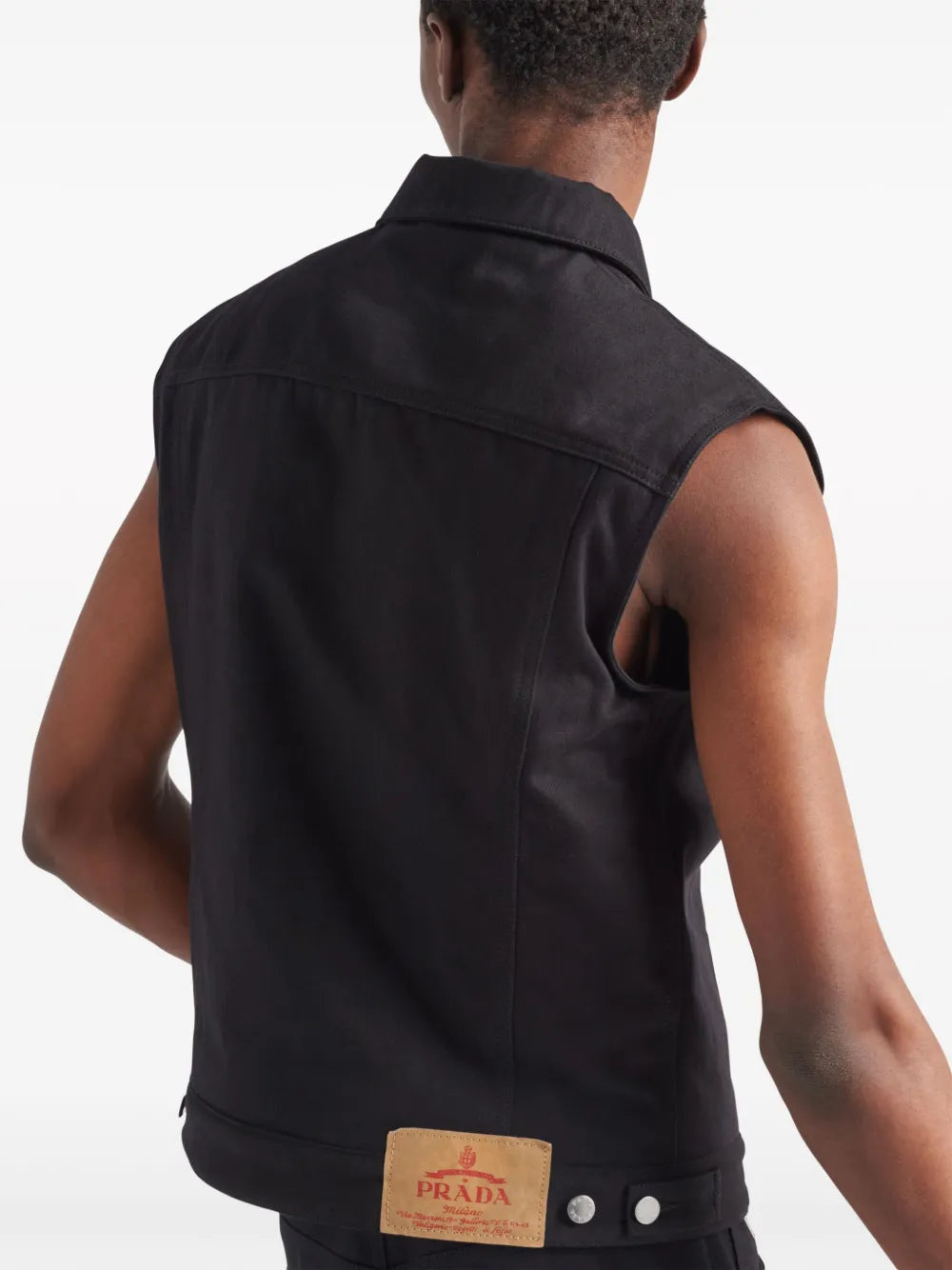 Sleeveless Denim Jacket