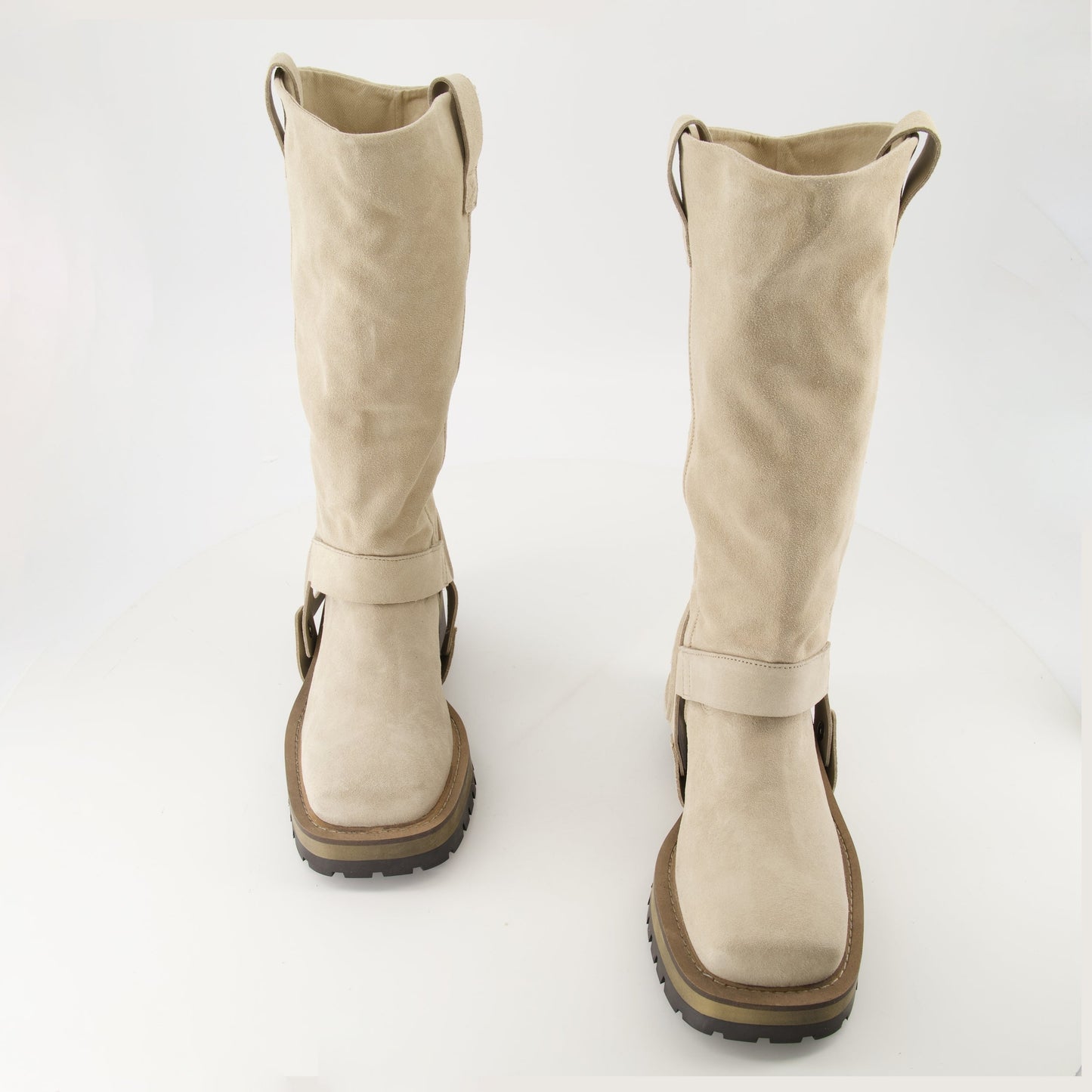 Suede Western Boots