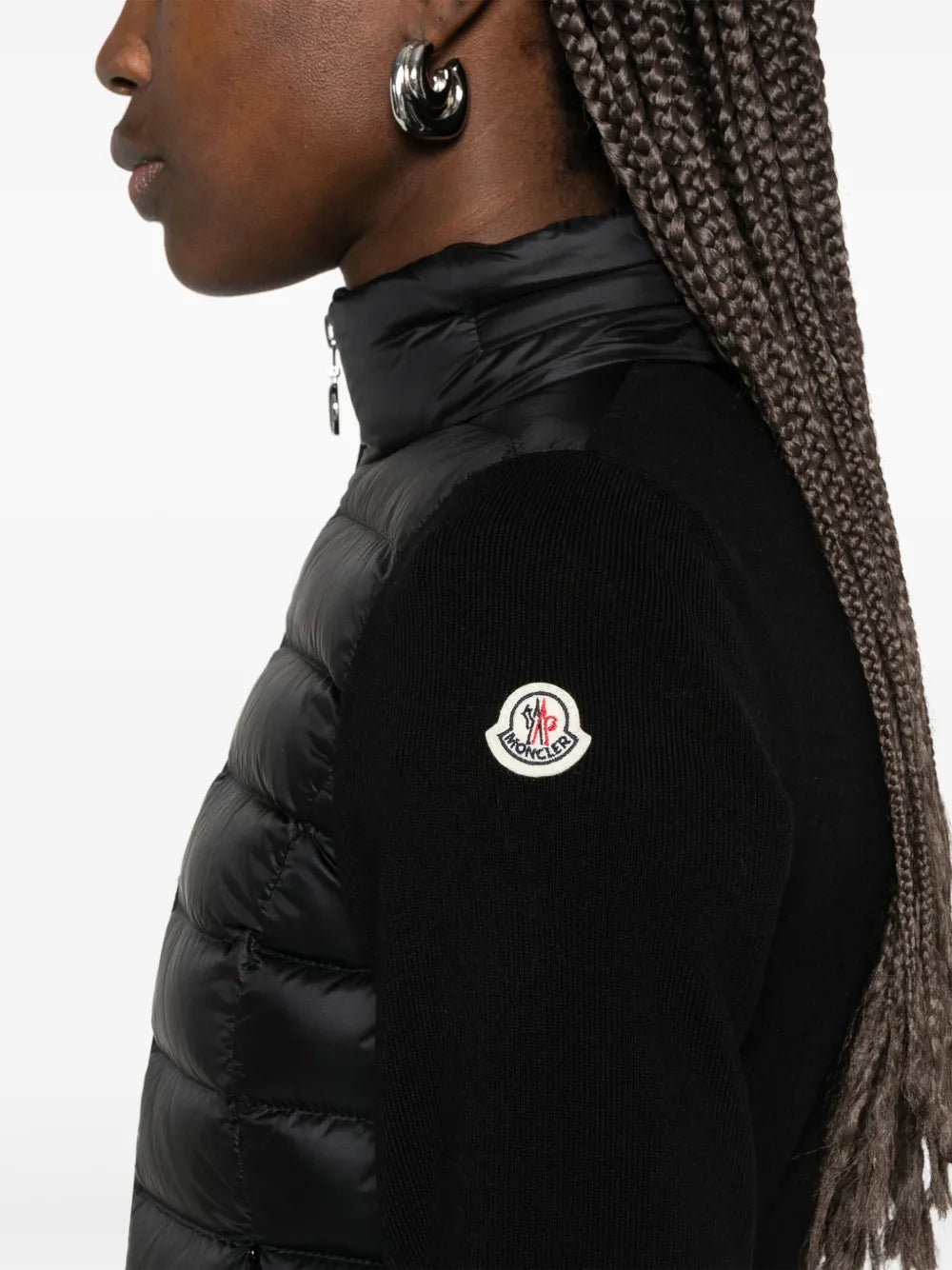 Two-tone quilted jacket