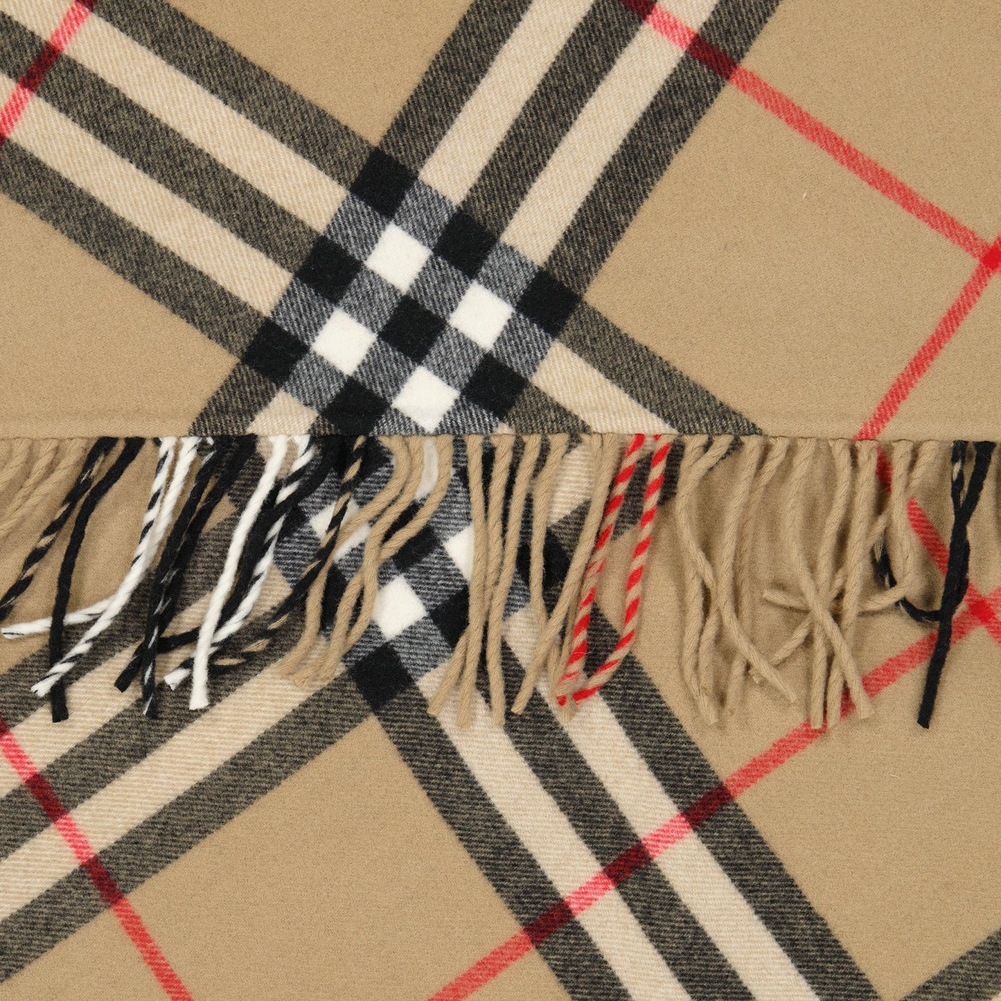 Checked Poncho