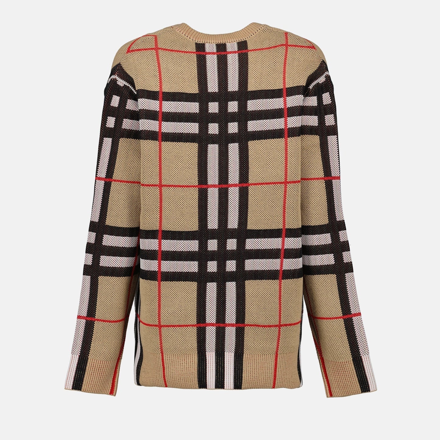 Checked Cardigan