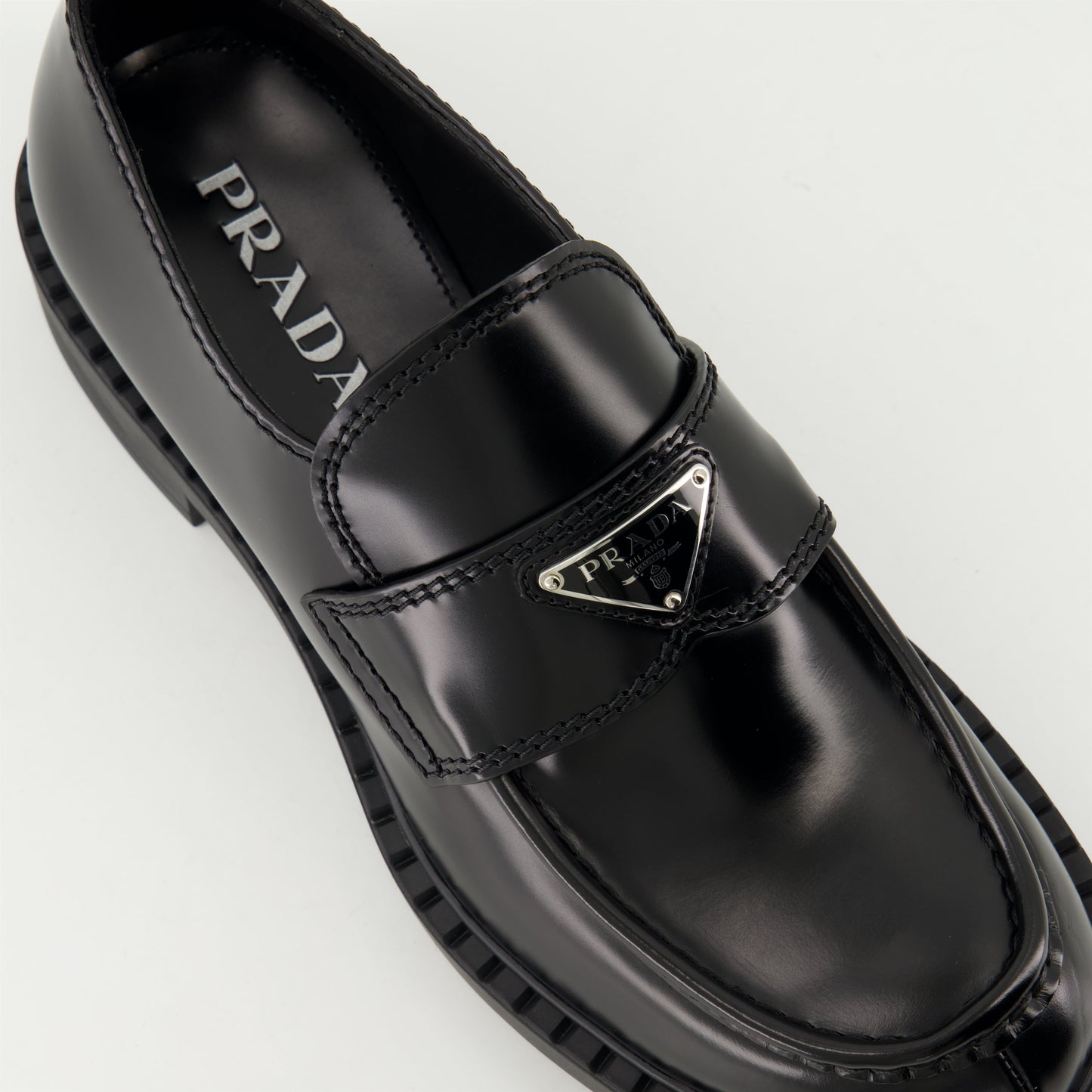 Chocolate Leather Loafers
