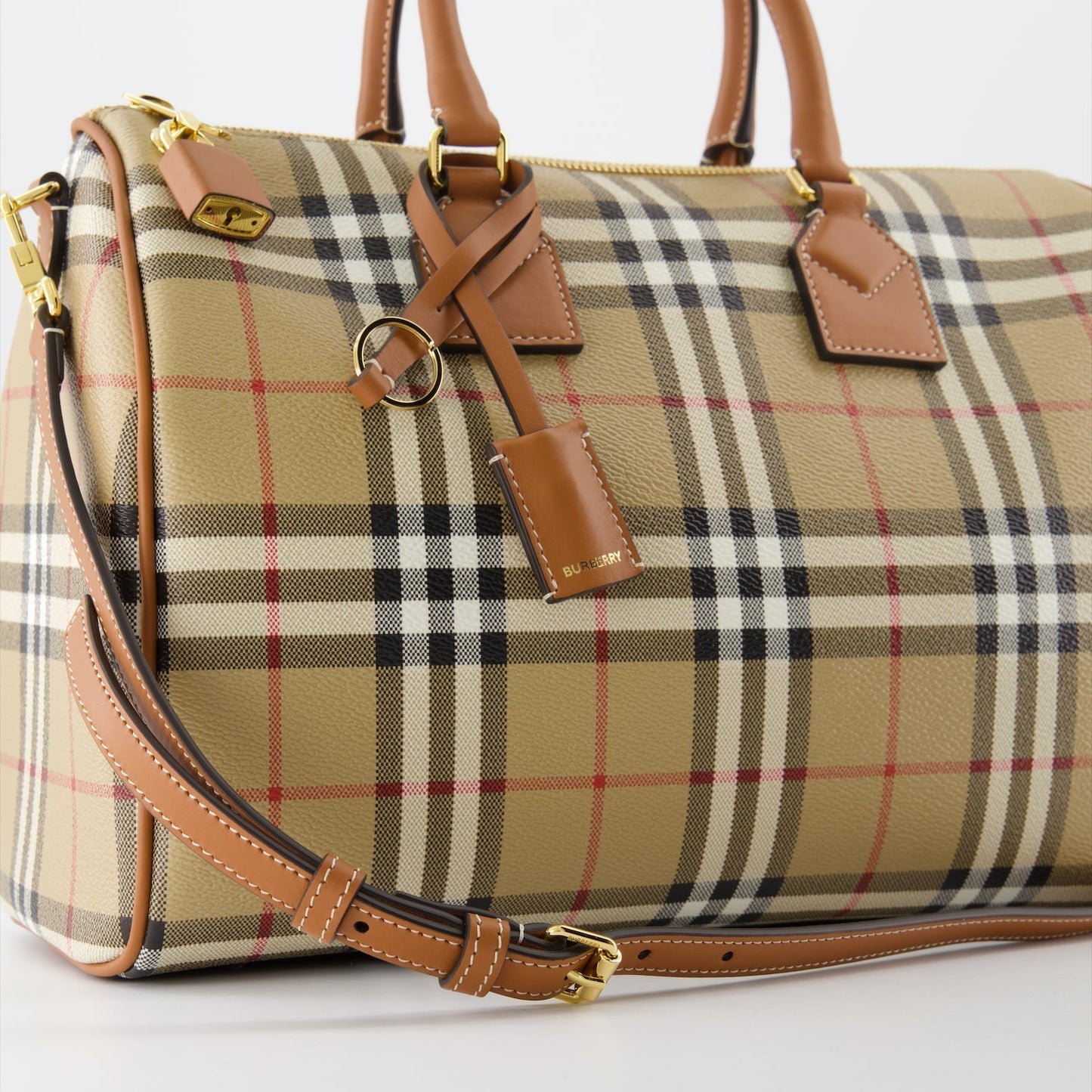Checked Bowling Bag
