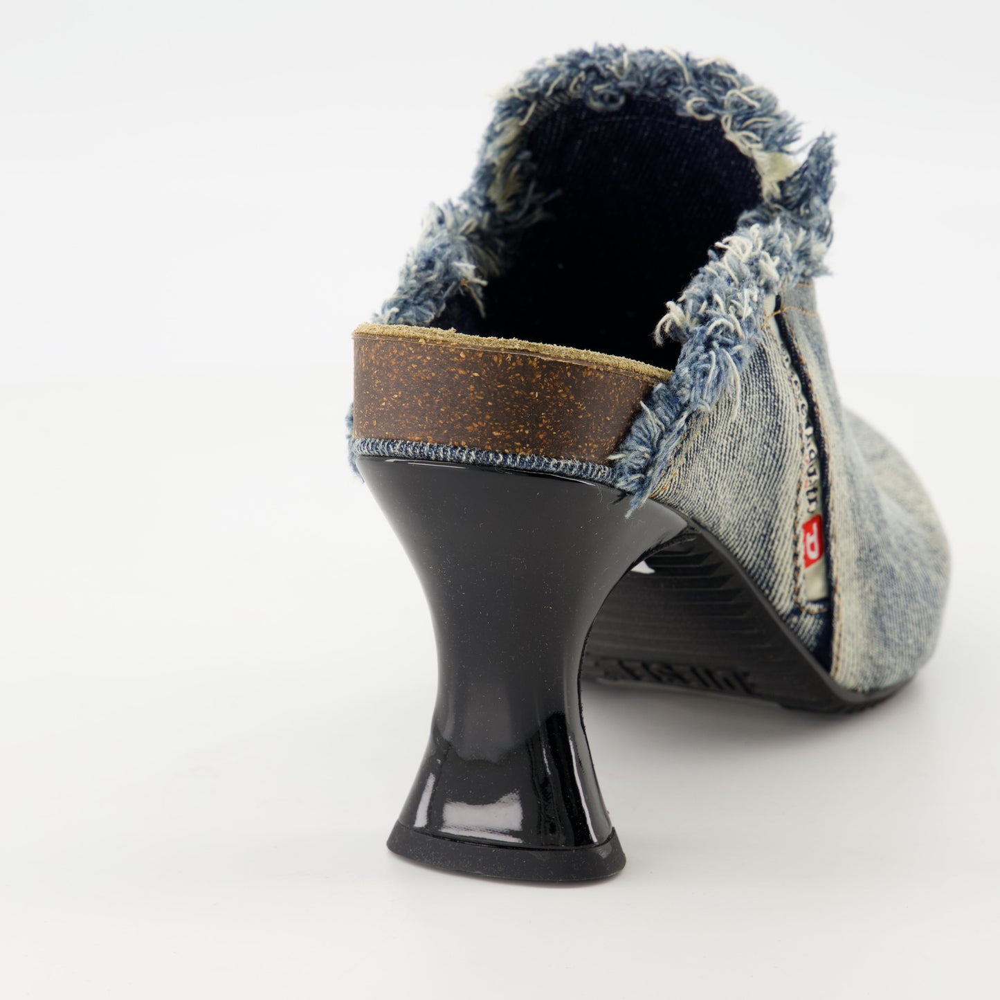 D-Woodstock Denim Mules