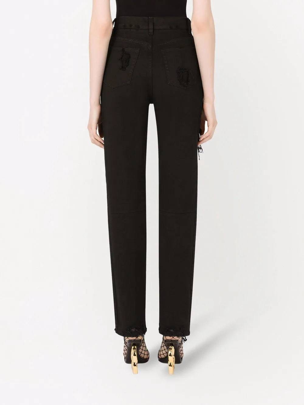 Black Straight Jeans