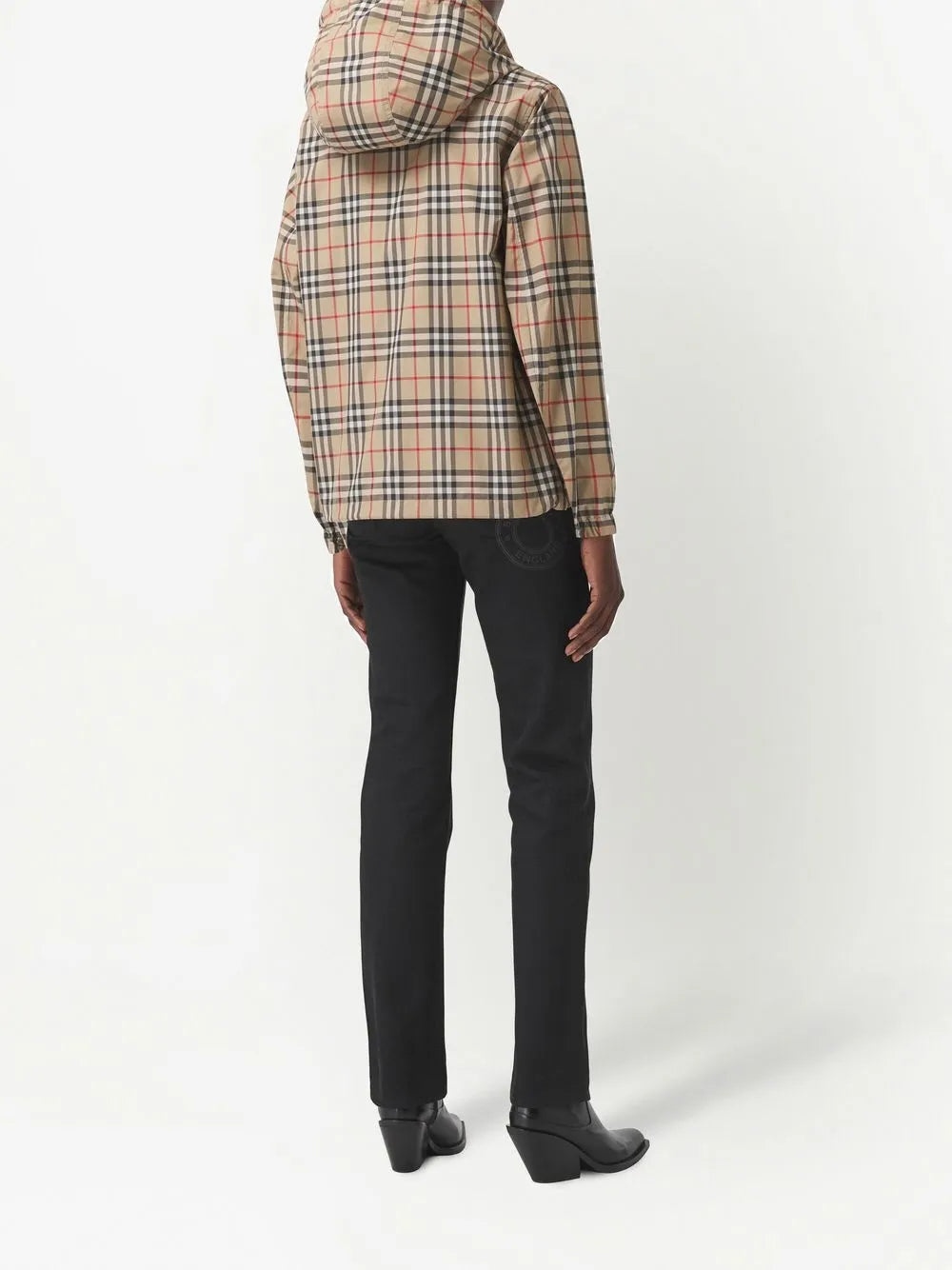 Checked Windbreaker