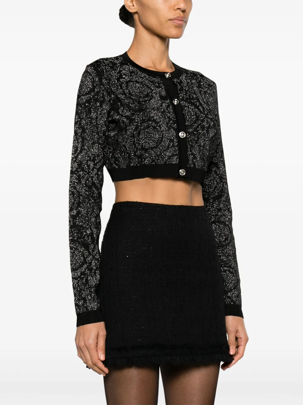 Barocco Lurex Cardigan