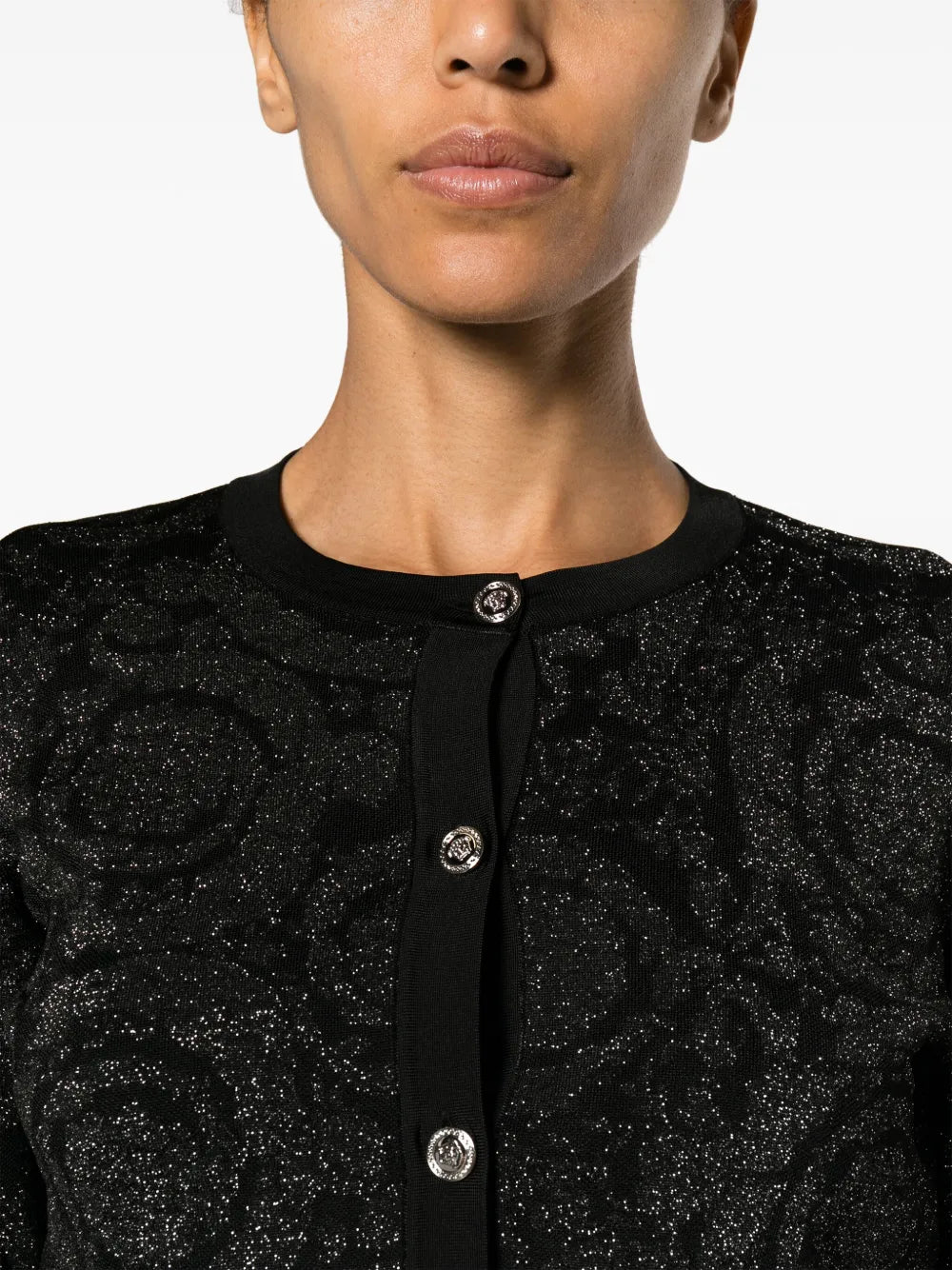 Barocco Lurex Cardigan