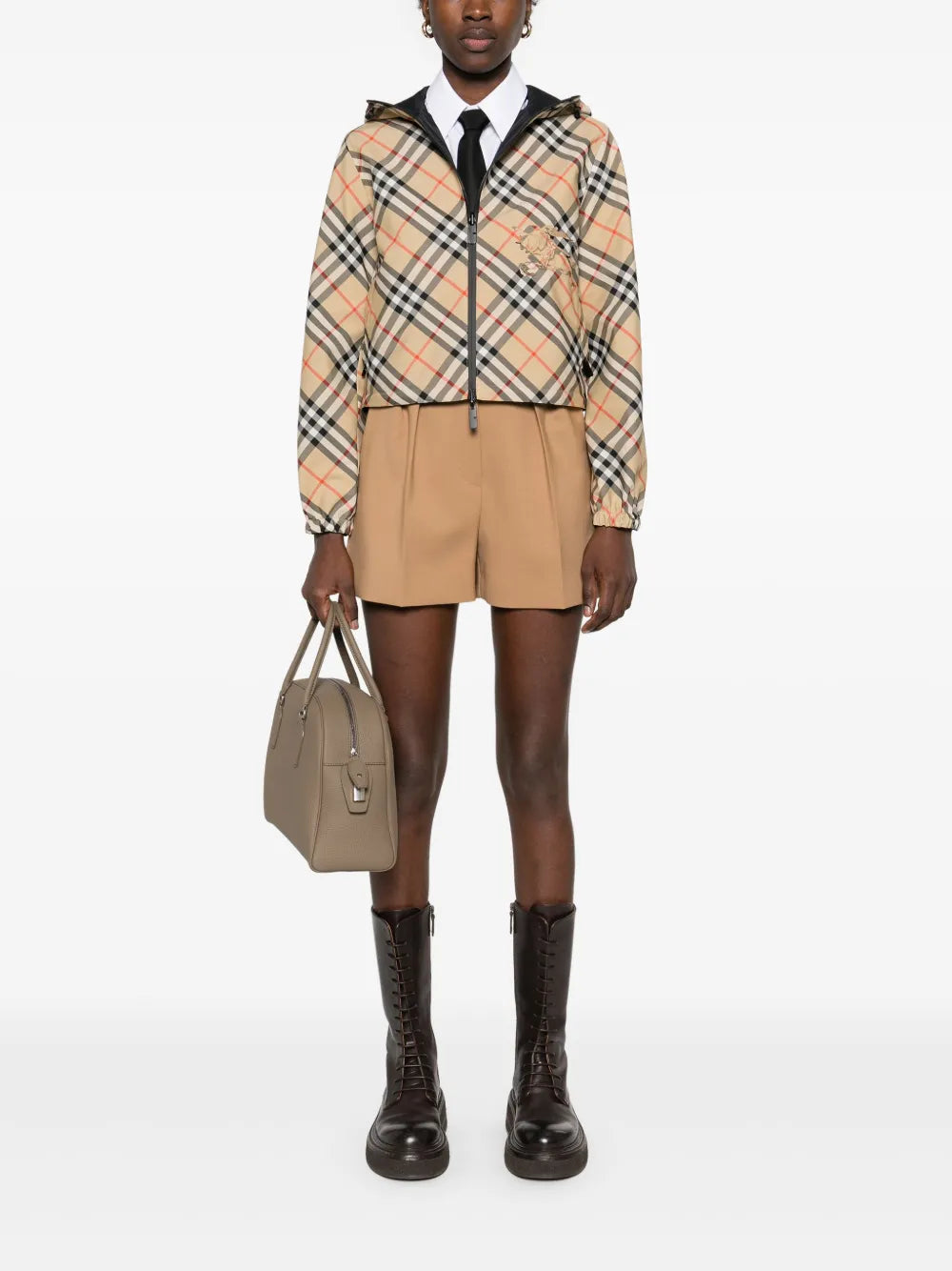 Reversible Checked Jacket