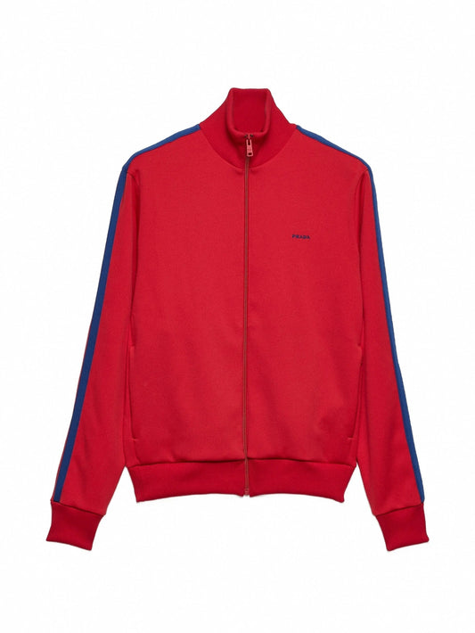 Runway Logo-Embroidered Zip-Up Sweatshirt