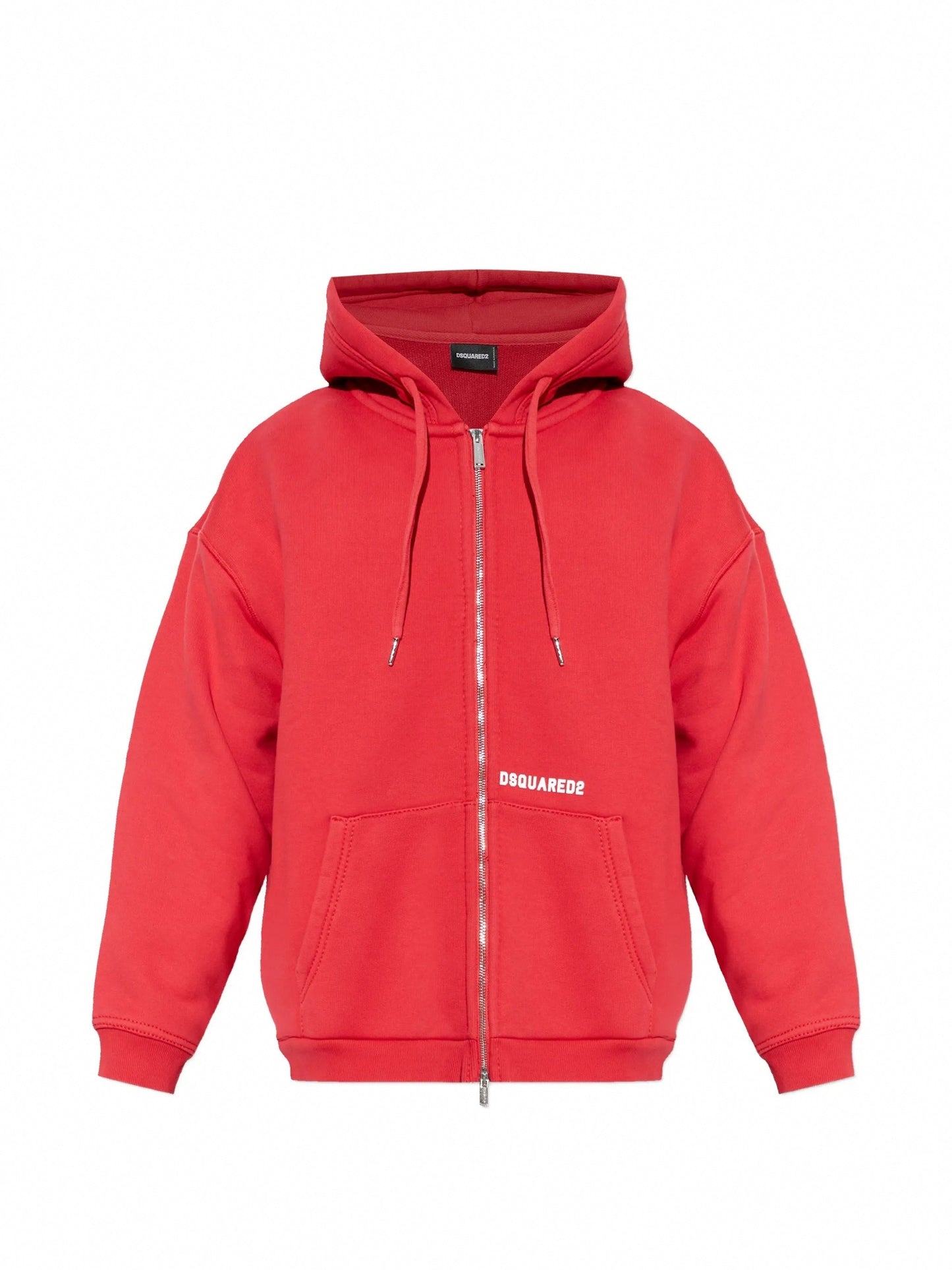 Logo-Embroidered Zip-Up Hoodie