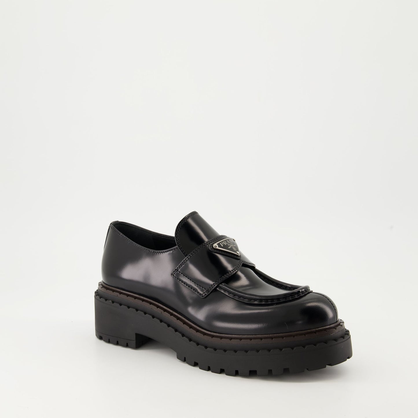 Chocolate Leather Loafers