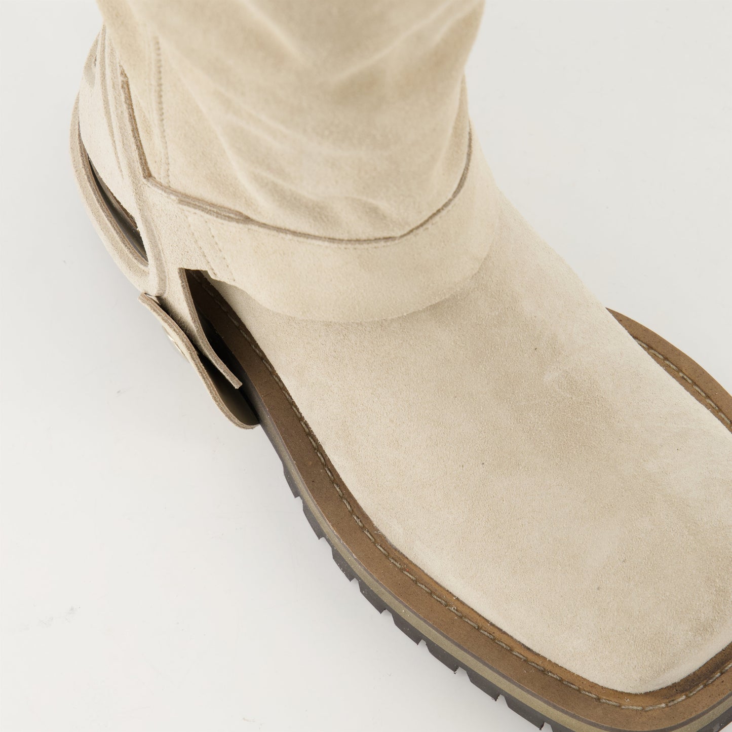 Suede Western Boots