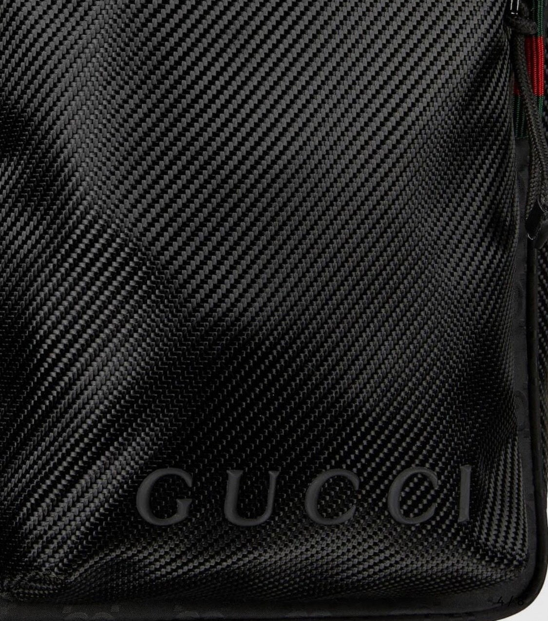 Nexus GG monogram carbon-fibre cross-body bag