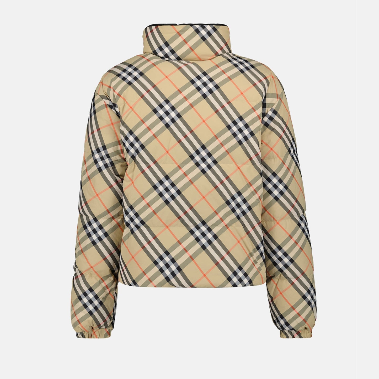 Reversible Check Puffer Jacket