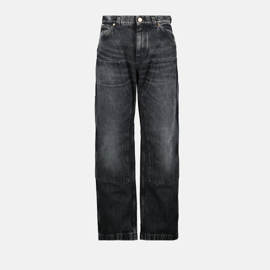 Gray Cargo Jeans