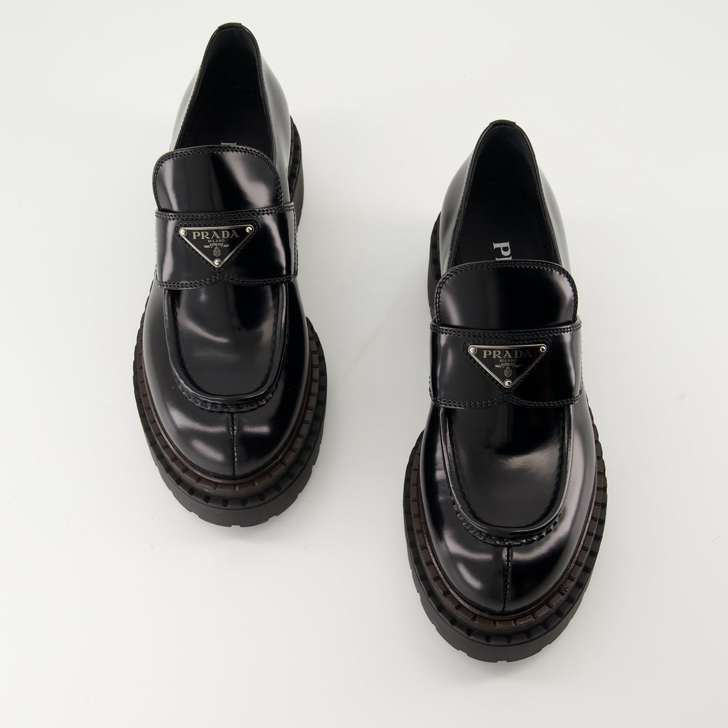 Chocolate Leather Loafers