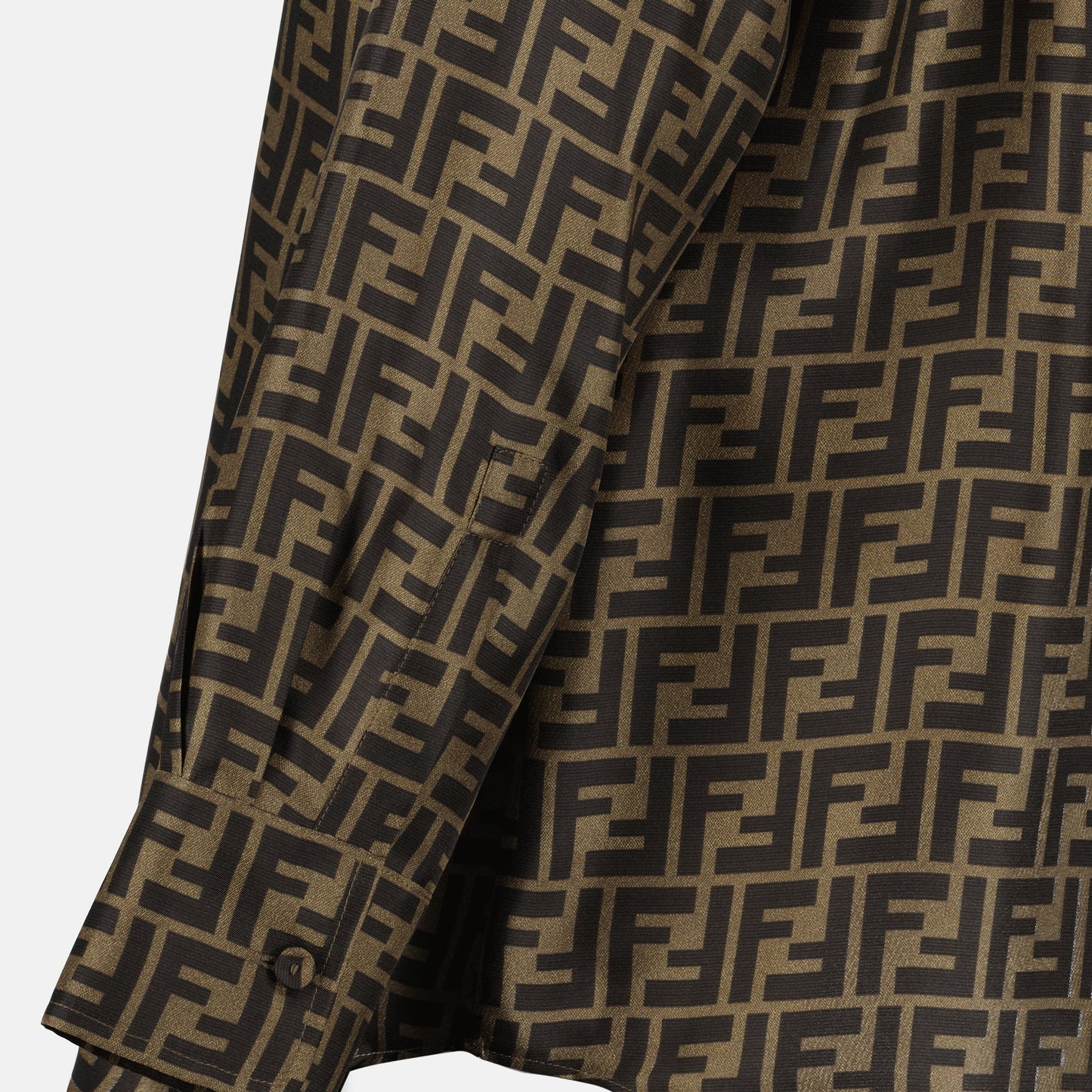 FF Brown Silk Shirt