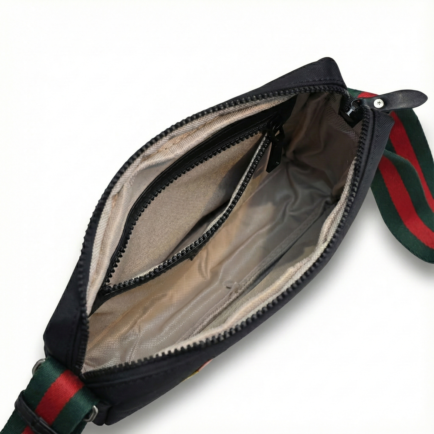 Tiger Embroidered GG Supreme Small Messenger Bag