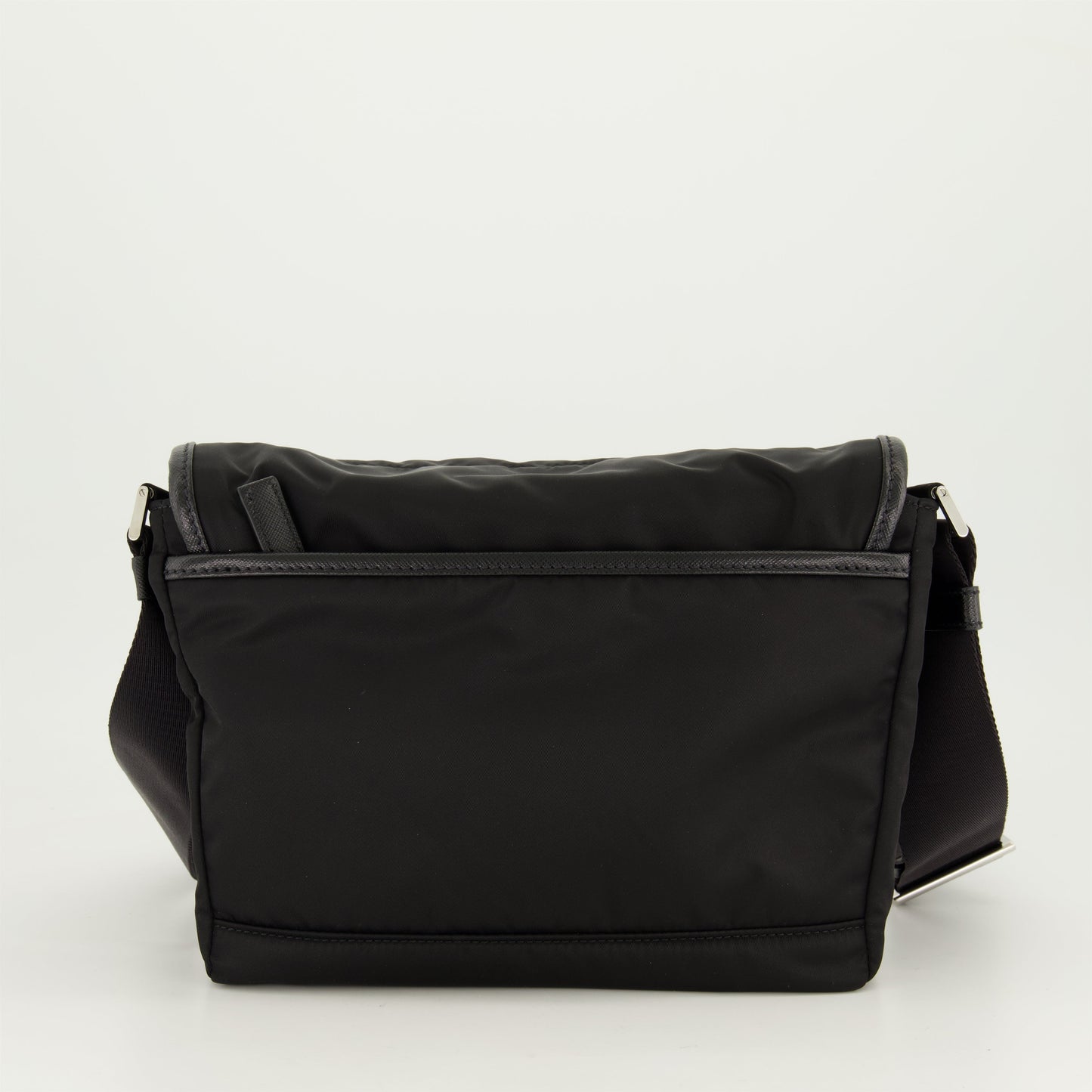 Re-Nylon and Saffiano Leather Bag