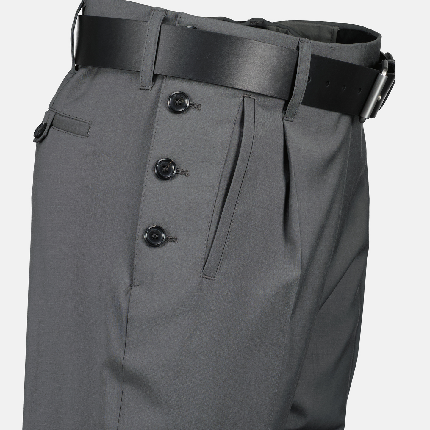 Gray Wool Pants