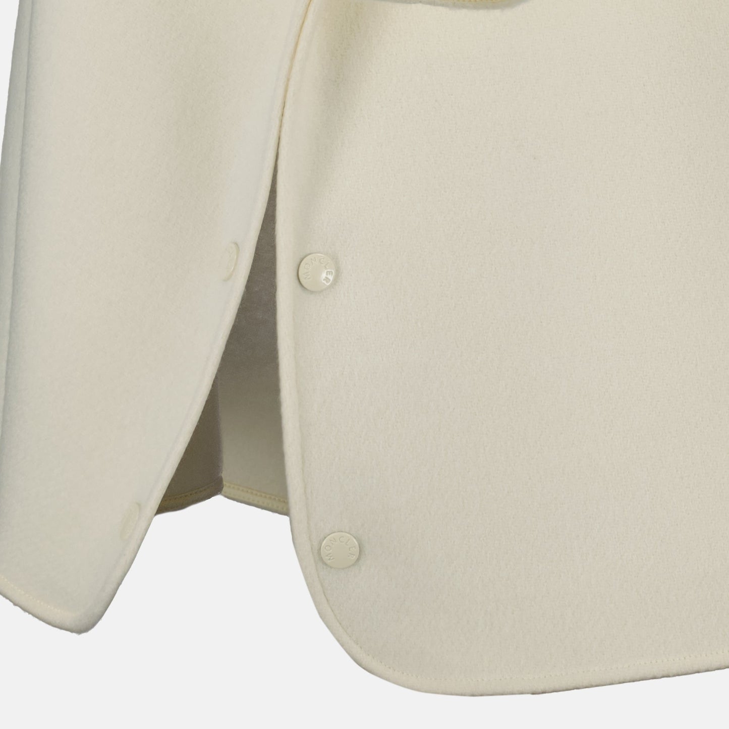 Zipped Wool Cape