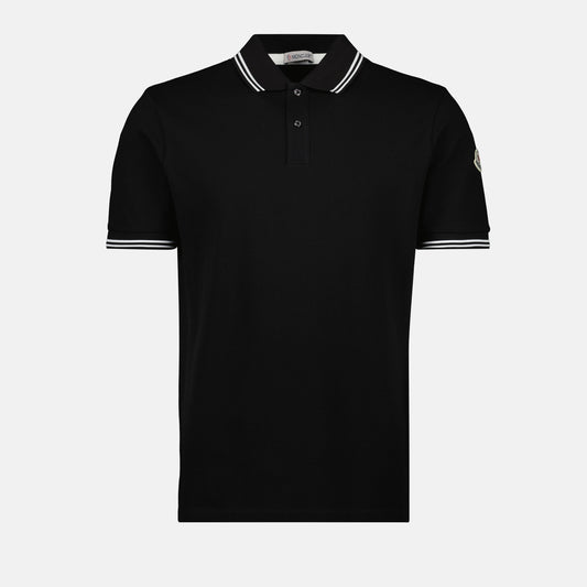 Polo with Striped Borders