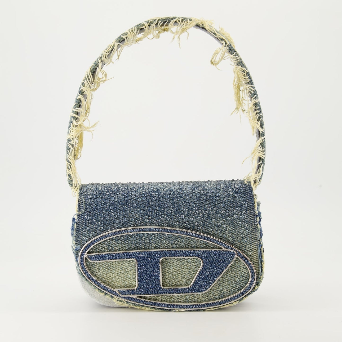 1DR Denim Studded Bag