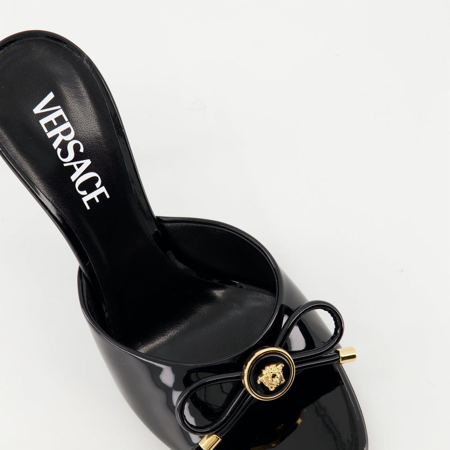 Bow Heeled Mules