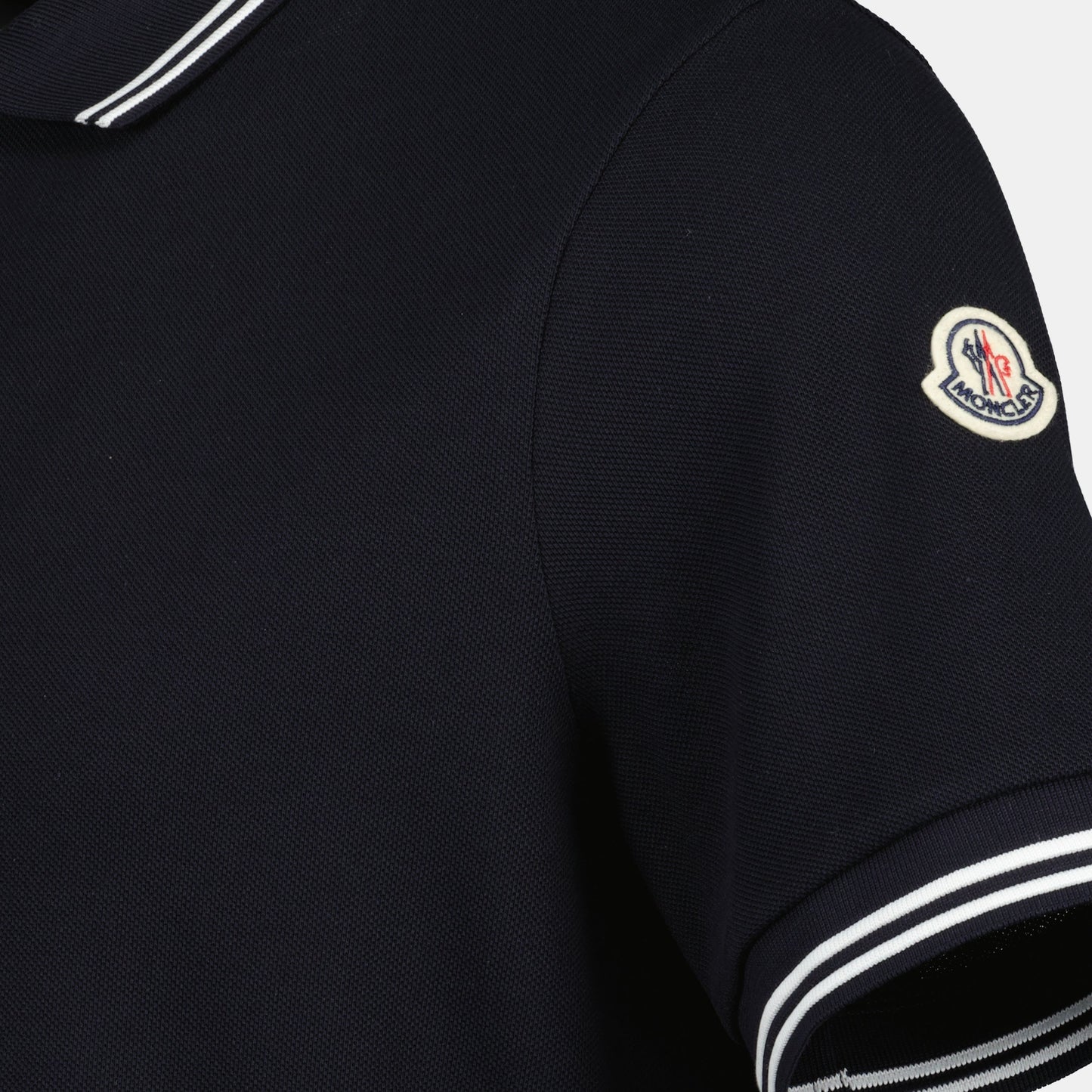 Striped Trim Polo