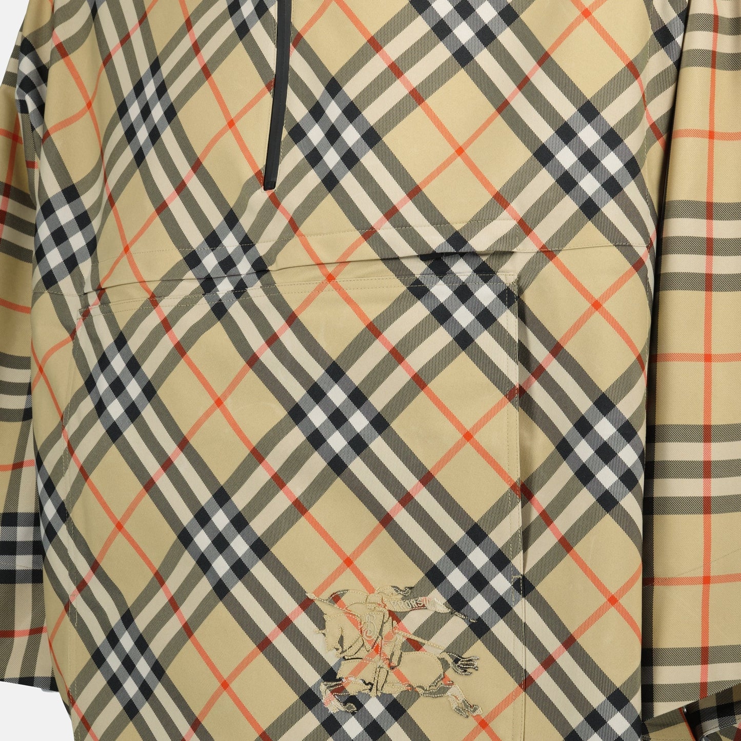 Check Plaid Cape