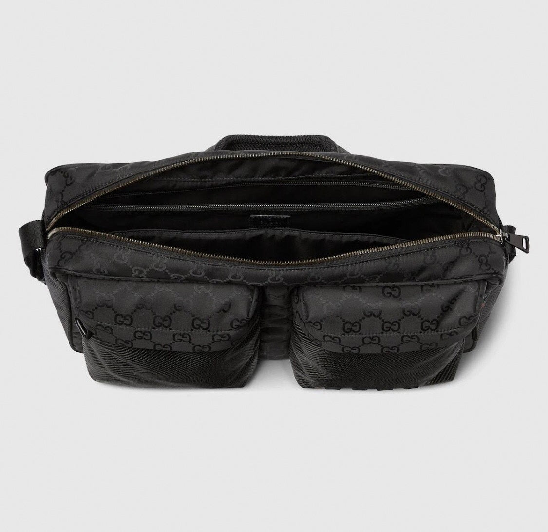 Nexus GG monogram carbon-fibre cross-body bag