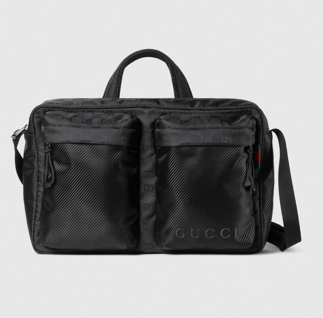Nexus GG monogram carbon-fibre cross-body bag