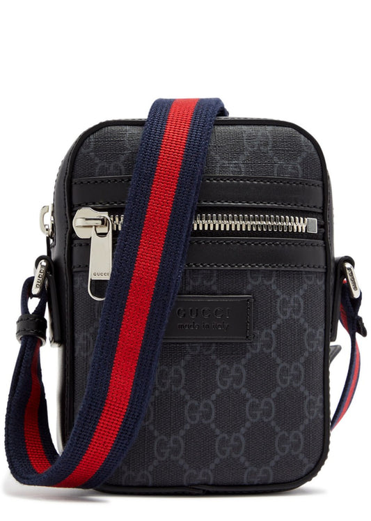 GG Supreme Small Crossbody Bag – Black Canvas