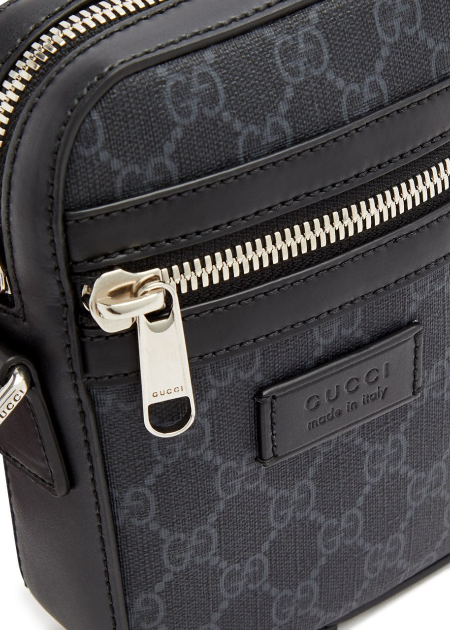 GG Supreme Small Crossbody Bag – Black Canvas