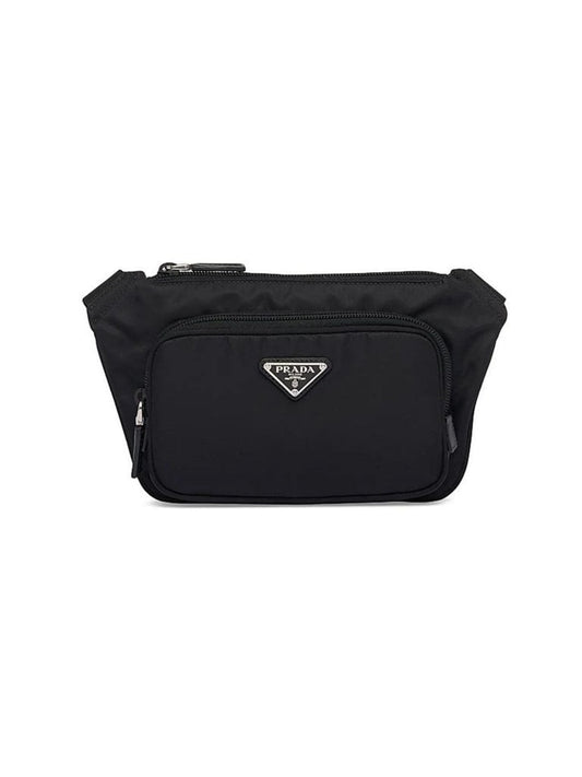 Re-Nylon Crossbody Belt Bag – Black