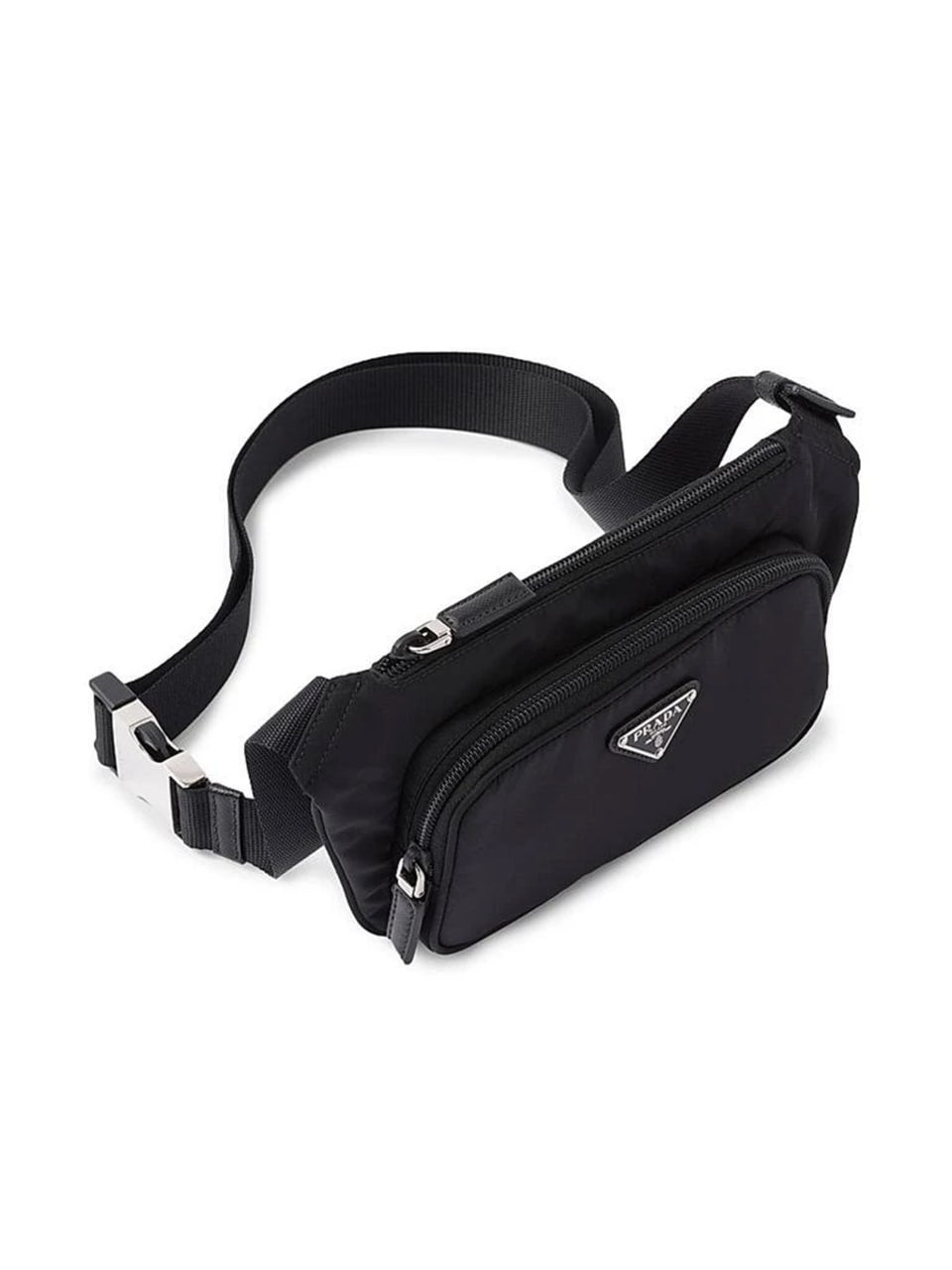 Re-Nylon Crossbody Belt Bag – Black