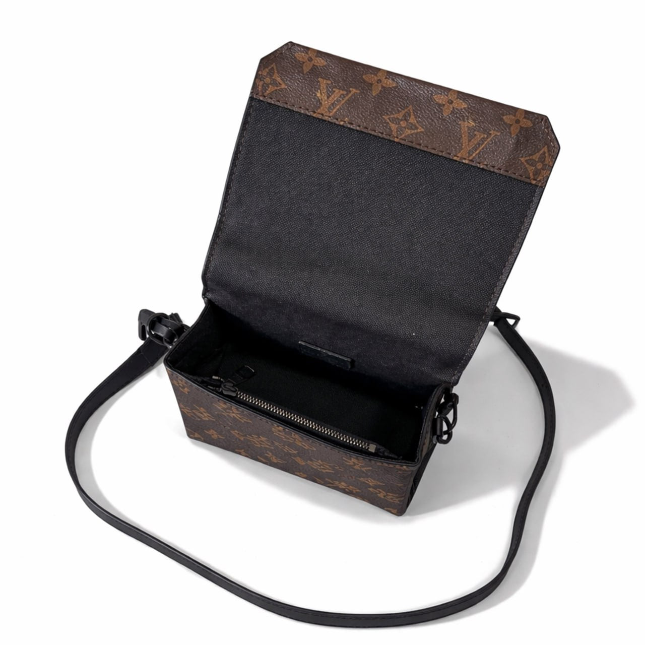 Monogram Eclipse Mini Crossbody Bag – Black Hardware