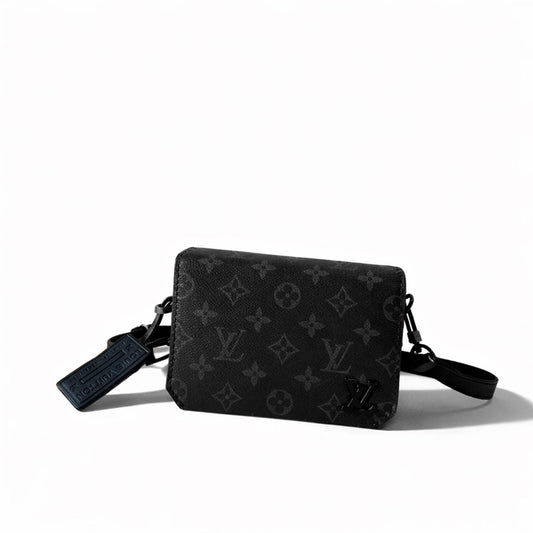 Monogram Eclipse Mini Messenger Bag – Black Hardware