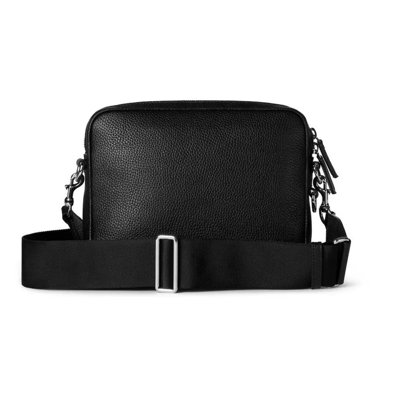 Gucci Web Small Leather Shoulder Bag – Black