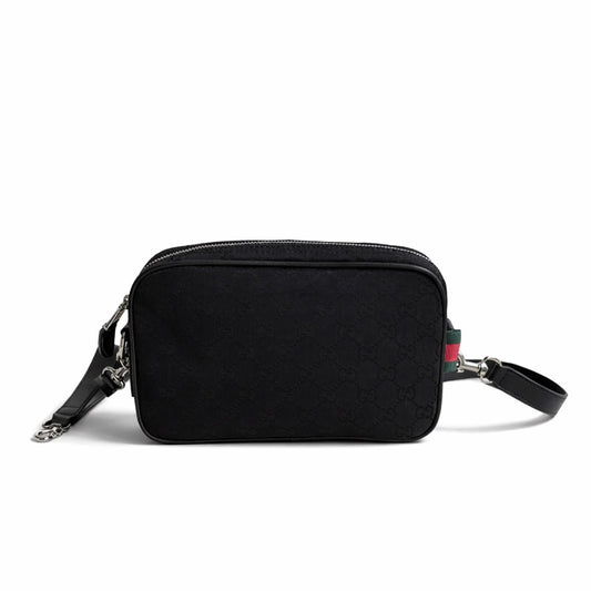 GG Supreme Canvas Mini Shoulder Bag – Black