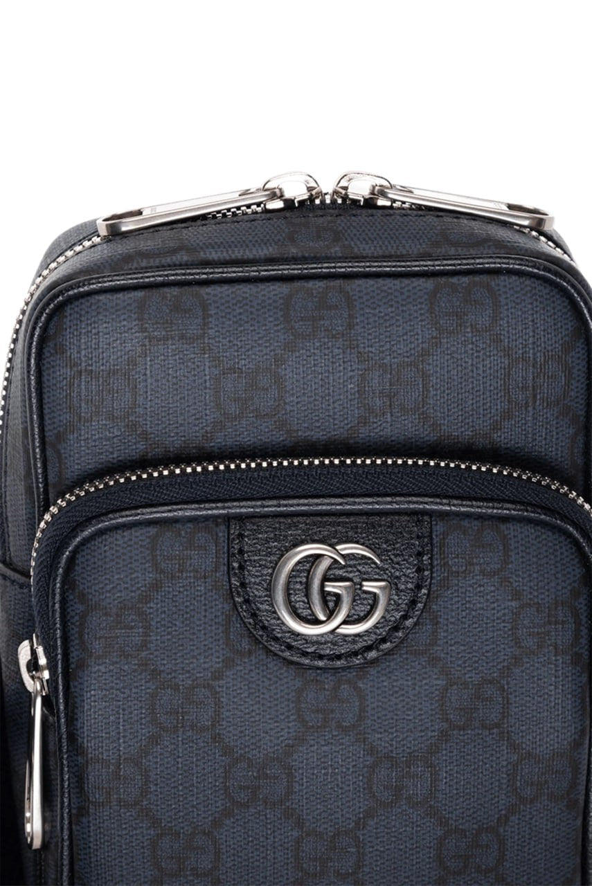 Gucci GG Supreme Mini Crossbody Bag – Dark Blue