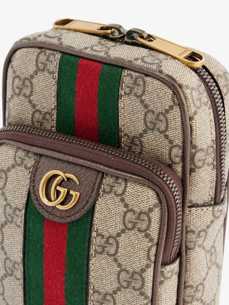 Ophidia GG Supreme Mini Shoulder Bag – Beige